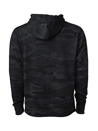 Independent Trading Co. - Lightweight Hooded Sweatshirt - AFX90UN - L - Black Camo3