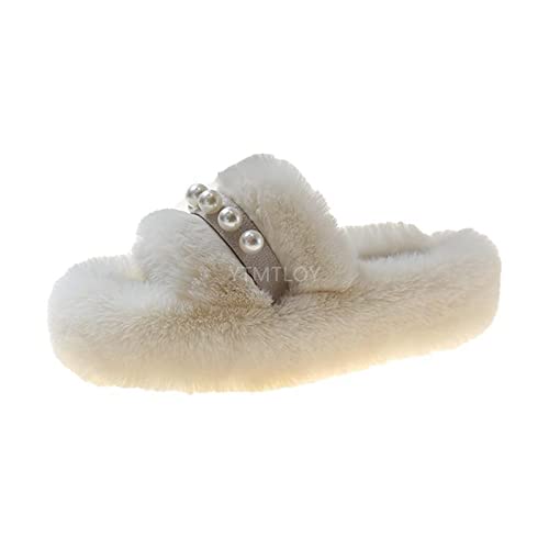 Slippers pour femmes d'automne hiver avec semelle confort anti-froid pour la maison