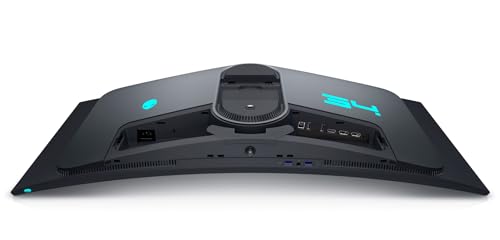 Image of Dell Alienware 34 Curved QD-OLED Gaming Monitor - 34.18 inch WQHD (3440x1440) 21:9-165Hz - 0.1ms GTG - 1800R - DCI-P3 99.3% - sRGB 149% - AMD FreeSync Premium Pro - VESA AdaptiveSync Display