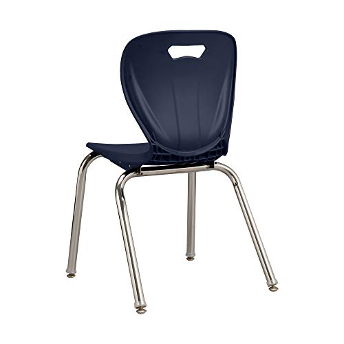 Learniture Shapes Series School Chair, 18" Seat Height, Navy, LNT-INM3018NV-SO (Pack of 4) - Image 5