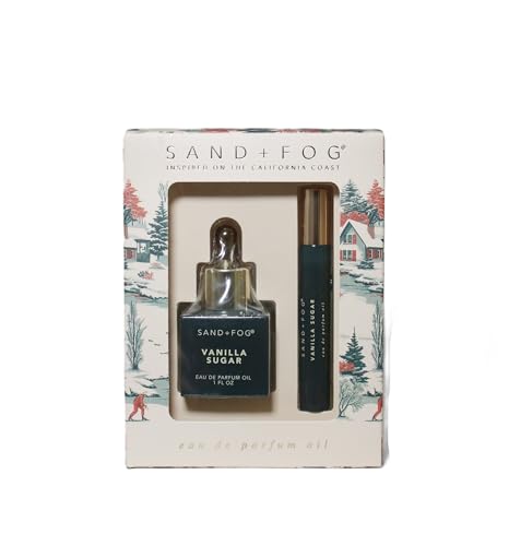Sand + Fog Vanilla Sugar Eau De Parfum Oil Set,