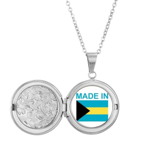 Collier médaillon Bahamas Country Love : cadeau d'anniversaire idéal