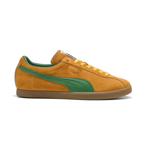 PUMA Mens Brasil Lace Up Sneakers Shoes Casual - Orange - Size 8.5 M