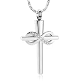 Joyería de cremación para cenizas, collares de coche, colgante de acero inoxidable, urna conmemorativa de coche, joyería para mantener a los seres queridos, recuerdo funeral, grabable