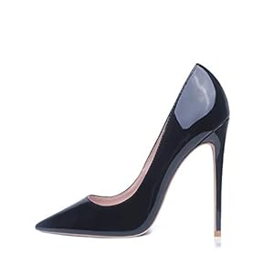 GENSHUO Vrouwen Mode Aangewezen teen Hoge hak Pompen Sexy Slip Op Stiletto Party Schoenen