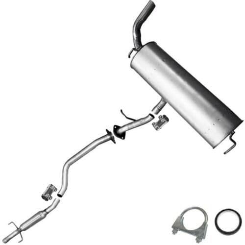 Northeastern Exhaust | Stainless Steel Resonator Pipe, Muffler Exhaust System Kit Compatible for Scion TC 2005-2010 2.4L | Free Gasket, Clamp and Sleeves Included | Automotive Replacement Part