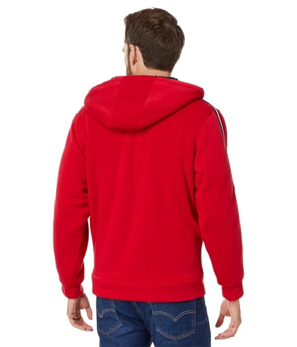 U.S. Polo Assn. mens Uspa Uspa Full Zip Sleeve Stripe Hoodie2