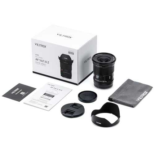 Image of VILTROX AF 16mm F1.8 Z Full Frame Lens for Nikon Z-Mount, AF 16mm F /1.8 Z with Built-in LCD Screen Wide Angle Lens for Nikon Z Mount Z7 Z7ii Z8 Z8ii Z9 Zf Z30 Z50 Zfc