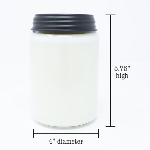 Milkhouse Candle Company - Milk & Sugar - 26oz Beeswax and Soy Candles - Farmhouse Collection - 100% Natural, Paraffin Free, with Premium Fragrance Oil, Glass Jars with Lids