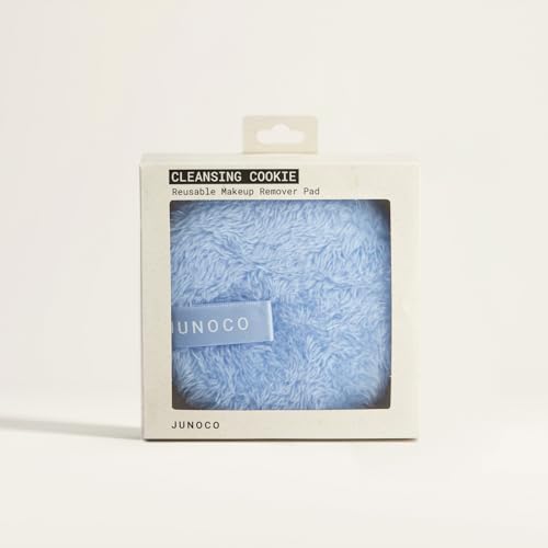JUNO & Co. Blue Reusable Makeup Remover Pads - Washable Face Cleanser - Image 2