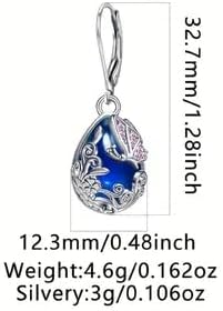 Earrings 925 Sterling Silver Dangle Drop Earrings Jewelry Gift for Women - Image 7