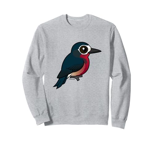 Cute Cartoon Puerto Rican Woodpecker Unique Endemic Bird Sweatshirt