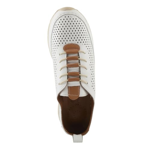 Spring Step Women's Breen Slip-On Sneakers - Premium Leather, Perforated Design, Arch Support4