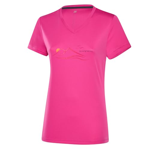 T-Shirt Fonctionnel Femme Léger pour Randonnée et Fitness en Été