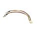 StarTech.com 15 cm Molex 3-pinowy kabel Y do wentylatora - 3-biegunowy kabel adaptera Molex - TX3 kabel rozdzielający