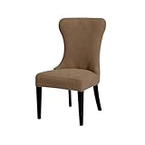 【POLYVALENTE】 Cette housse convient à la plupart des fauteuils à oreilles. Elle est idéale pour les familles avec enfants et animaux de compagnie. Elle peut également être utilisée pour les fauteuils à oreilles dans les hôtels, les mariages, les banquets, les conférences, les fêtes, les bureaux, les bars, les cafés et les restaurants.