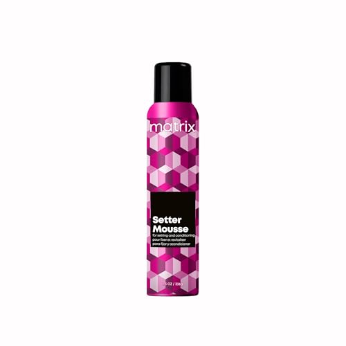 Matrix Setter Mousse - Provides Volumizing Lift and Shine Humidity Resistant and Controls Frizz For All Hair Types Professional Hair Styling and Salon Styling Mousse 11.3 Fl Oz