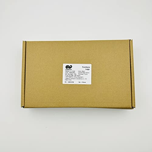 LIKERAINY Gambe da Tavolo in Metallo 50mm Zampe