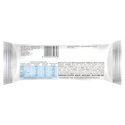 Image of Nutella Biscuits Filled with Hazelnut Spread with Cocoa • T3, 1.46 oz ℮ 41.4 g