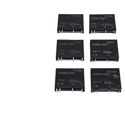 Relais G3MB-202PL 12VDC et 5V 24V à 4 broches 2A pour circuit imprimé
