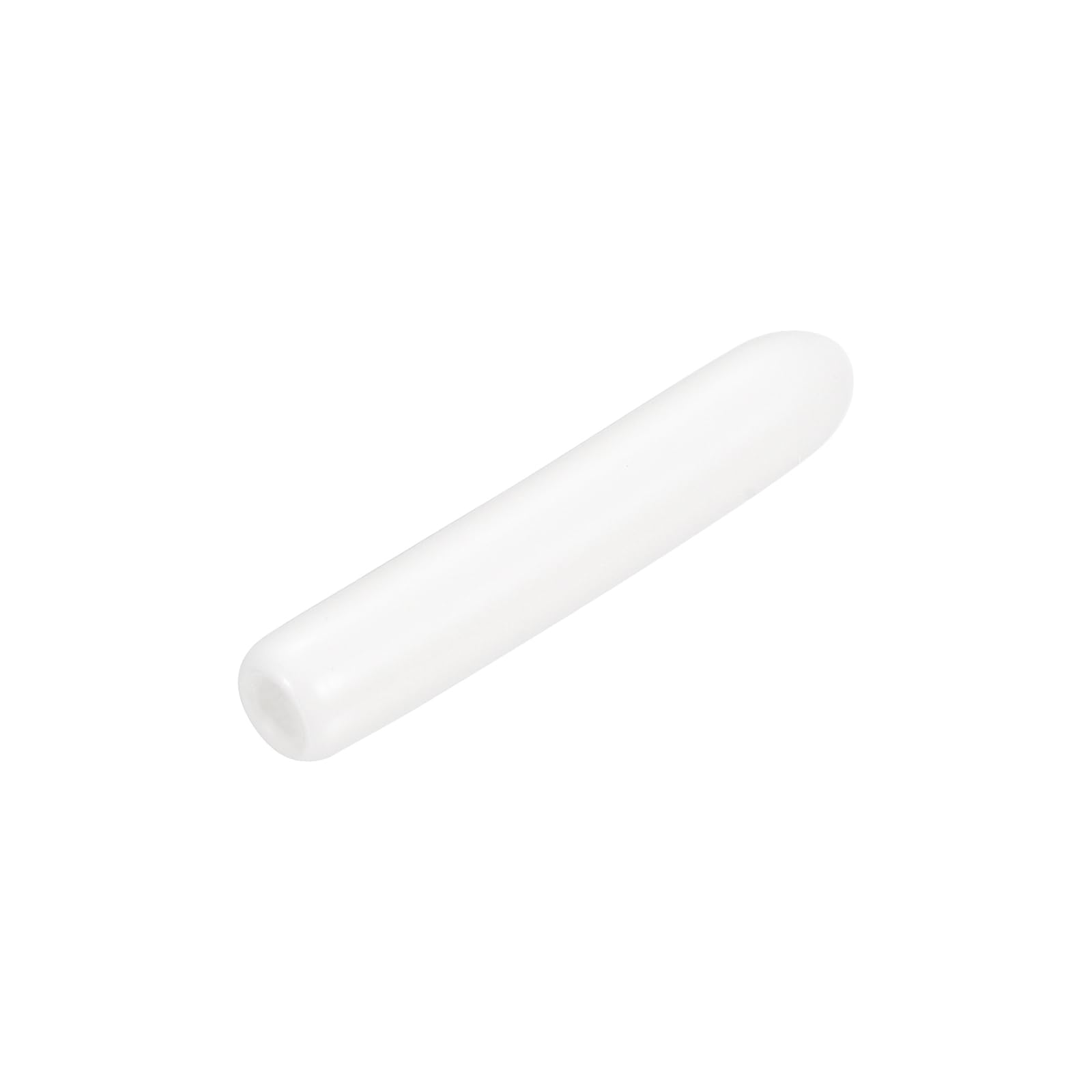 uxcell 20pcs Rubber End Caps 1.5mm(1/16") ID Vinyl Round End Cap Cover Screw Thread Protectors White