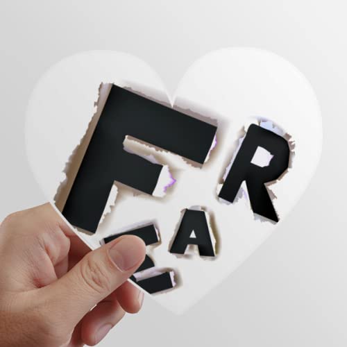 Paura lacrima a Parte Lo Spazio Lettera Heart Vinyl Sticker Luggage Graffiti Decal