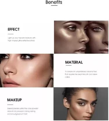 Image of Multi Color Shimmer Brick Instant Glow Pro Hd Professional Shining Star Shimmer Brick For Women (02-9Gram)
