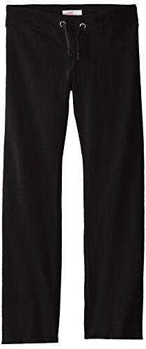 Soffe MJ Girls 7-16 Rugby Pant, Black, Medium
