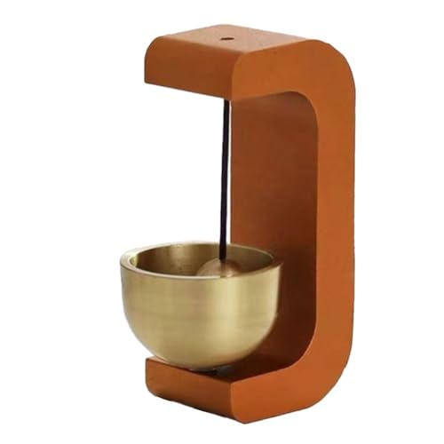 MoSundi Timbre de viento de madera para puerta, jardín, restaurante, habitación, campanilla de viento magnética de madera con sonido relajante, 7 x 4,5 x 3,5 cm A