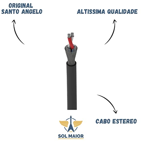 Cabo de microfone Santo Angelo X30-100 metros
