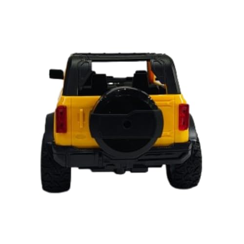 Image of Remote Jep Bronco | Bronco Trucks Remote Control Toy | for Bronco jep Lovers & Kids Collection | (YellowRed). (Yellow)