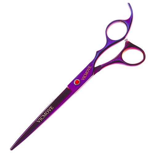 Hair Cutting Scissors, 7" Hair Scisssors Professional Hairdressing Scissors Set Cutting Barber Shears 6 colors available BY ZZYY (Color : Blue)