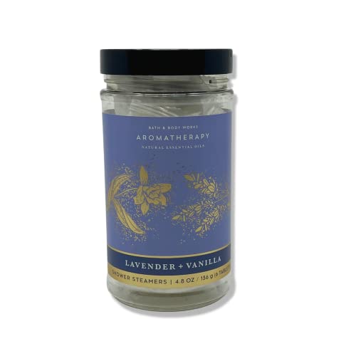Bath & Body Works - Aromatherapy - Shower Steamers, 6 Tablets Each - 2 Pack Bundle - Lavender Vanilla and Eucalyptus Spearmint - image 5