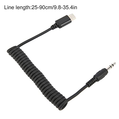 Adaptador de audio Jack 3.5mm macho a USB-C macho miniatura 4