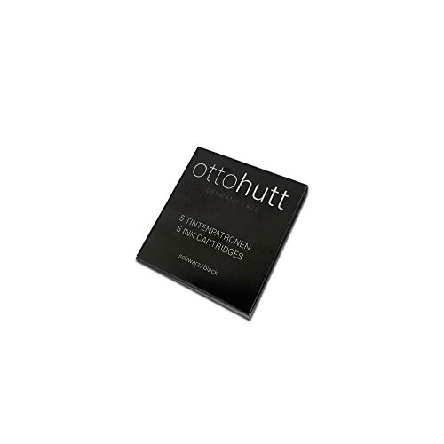 Preisvergleich Produktbild Otto Hutt Tintenpatronen Schwarz 5 Stück