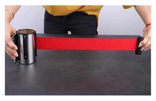 Barrière télescopique murale 5m inox réglable pour interdire accès zone - 5