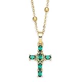 ❤️ Elección De Regalo Ideal : La cadena de oro con cruz brillante viene en un lindo empaque. Hermosas joyas para madre, esposa, usted mismo, novia, amigos. O como un pequeño regalo para Navidad, Día de la Madre, Cumpleaños, Día de San Valentín, Año Nuevo y Graduación, etc.