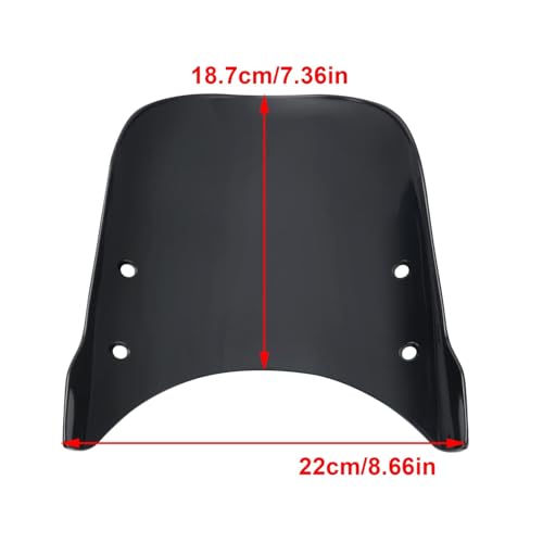 Pare-Brise moto visière accessoire moto pour XSR 700 CB400 CB1300 - 4