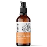 Calendulaöl 100% Rein & Natürlich Kaltgepresst 100ml - Ringelblumenöl heilende Wirkung - Gesicht - Haare - Perfekt für raue Haut - reduziert Rötungen und Risse - Empfohlen für Pflege von Kleinkindern