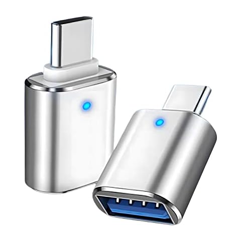 USB C to USB Adapter,USB Type C to USB 3.0 Adapter Compatible with MacBook Pro 2021 iMac iPad,MacBook Air 2020,Samsung Notebook 9, Dell XPS,Laptop,Monitorand Other Type C Devices Cover