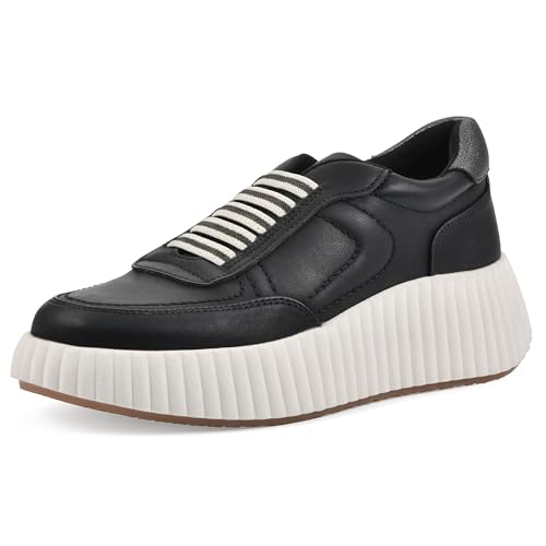 WHITE MOUNTAIN Women's Daytime Platform Slip-On Sneaker