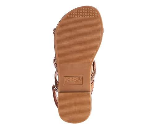 Image of bebe Girls' Sandals - Trendy Flat Designs with Rhinestones, Puffy Straps, Embossed Details and Charms for Toddlers /Little Kids /Big Kids