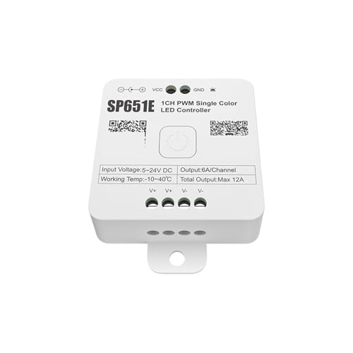 Variateur LED PWM SP651E pour animer votre salon au rythme de la musique 5V 24V