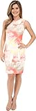 Calvin Klein Women's Printed Dress with Zip At Yoke