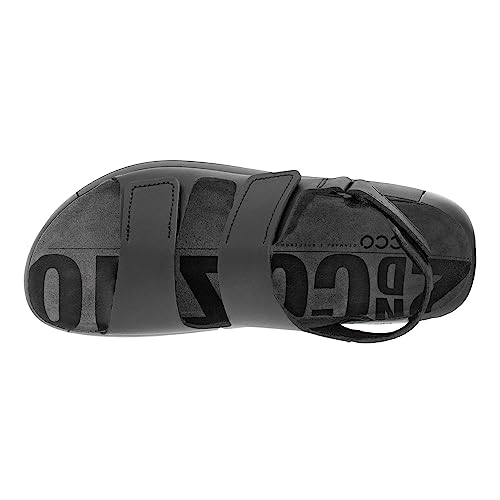 Image of ECCO Cosmo Men's Leather Flat Strap Sandals