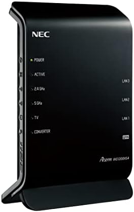 【Amazon.co.jp 限定】NEC Aterm 無線LAN WiFi ルーター Wi-Fi 5 (11ac) ルーター本体にも中継機にもなる 2ストリーム (5GHz帯 / 2.4GHz帯) AM-AG1200HS4 【 iPhone 14 / 13 / SE/Nintendo Switch メーカー動作確認済み】