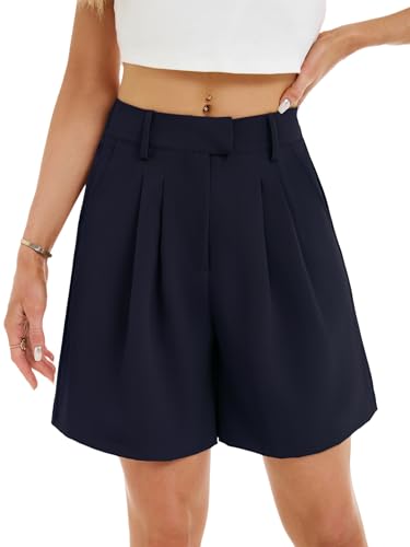 Short cargo femme mi-court élastique et fluide pour les loisirs d'été