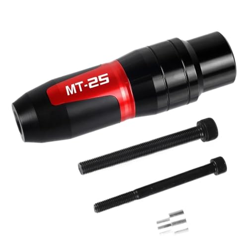 のために ヤマハ MT-10 MT-15 MT-25 MT-125用。バイク用フレームスライダー クラッシュプロテクター 落下防止(For MT25 Red)
