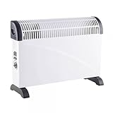 Convector 2000W con Turbo | Termoconvector | Convector eléctrico bajo Consumo | Convector de Calor de Aire | Turboconvector