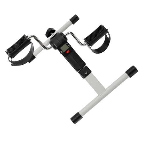 Mikinona Bicicleta de Ejercicio Mini con para Rehabilitación Máquina Práctica para Fitness y Portátil y Fácil de Usar para Brazos y Piernas